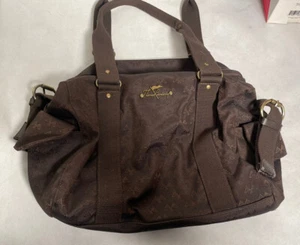 Thomas Burberry by Burberry Brown Canvas Bag Tote  Small / medium SEE PICS READ - Picture 1 of 12