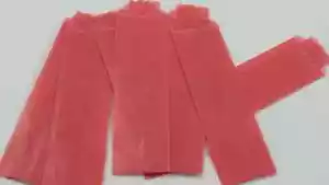 ROT - 25 mm Pergament Pergamin Stempel Wachs 600 Papiertüten (25 mm x 76 mm) - Bild 1 von 1