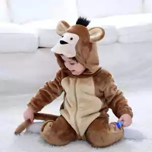 Baby Clothes Kigurumis Boy Girl Romper Winter Pajamas Costume Birthday Halloween - Picture 1 of 14