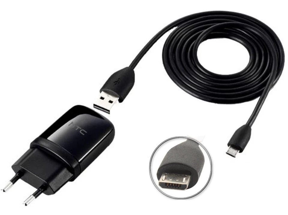 Originale Caricatore USB per HTC One X S V Desire X HD Z 526G C Cavo di Carica - Immagine 1 di 1