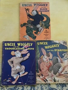 Uncle Wiggily and Black Cricket,Uncle Wiggily & Troublesome Boys, The Starfish - Picture 1 of 8