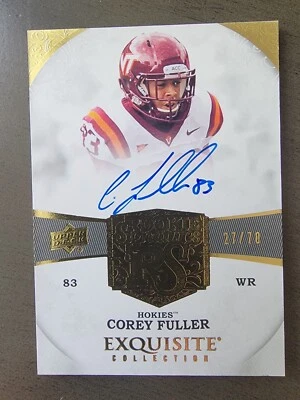 2013 Exquisite Collection - Rookie Signatures #97 Corey Fuller /70 (AU, RC) - Image 1 of 2