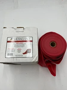 Theraband Professional Non-Latex Resistance Bands 50 Yards Red - Picture 1 of 6