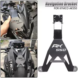 Motorrad zubehör Navigation Halterung Halter für KYMCO AK550 AK550 schwarz NEU - Bild 1 von 9
