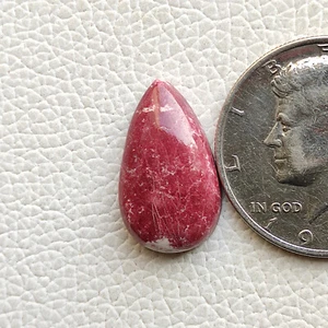 Designer pink thulite cabochon thulite rosaline hand polished gemstone R12926 AU - Picture 1 of 5