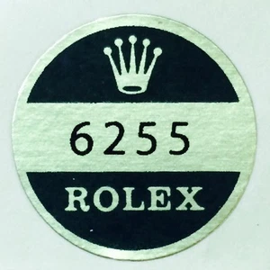 Funda trasera ROLEX 6255 certificado vintage nuevo ROLEX DÉCADA DE 1970 - Imagen 1 de 1