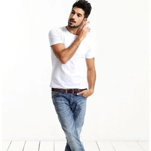 Tungsten Buckle Belt - Solid Durable Cow Skin Leather Casual Men Fashion 3.6cm - Picture 1 of 14