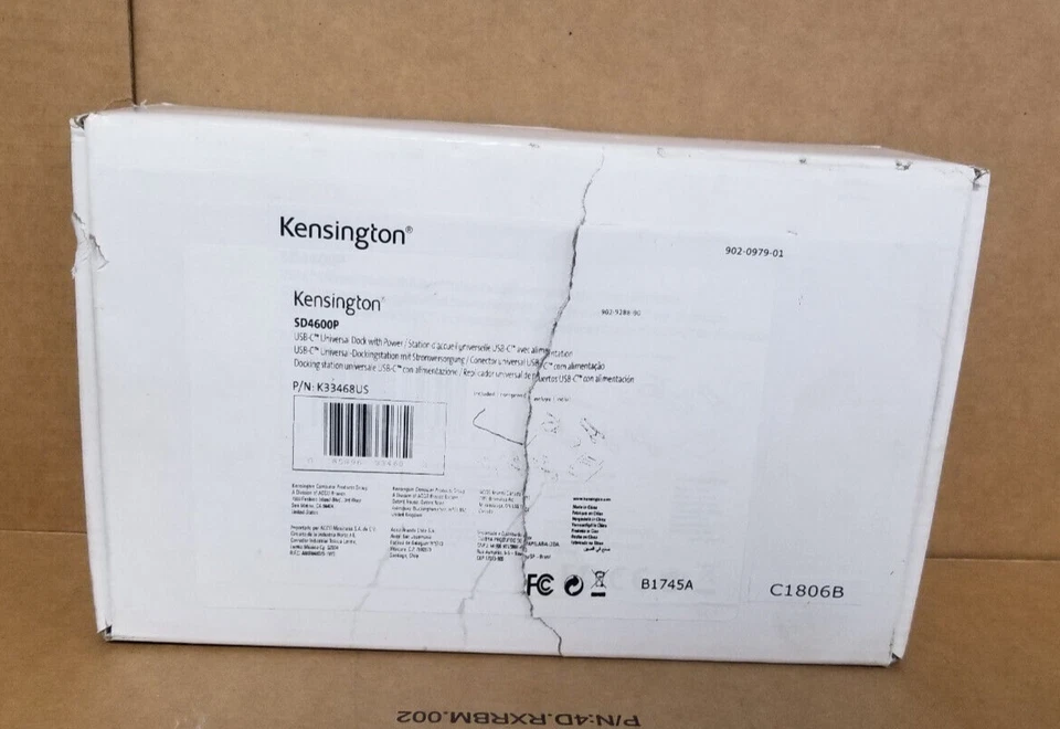 Kensington SD4600P Usb-c Universal Dual 4k Docking Station -