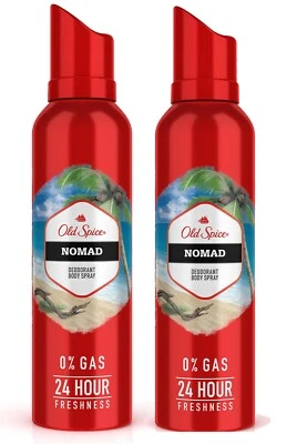 2 стойких дезодоранта для тела Old Spice Nomad спрей для свежести бесплатная доставка - Изображение 1 из 4