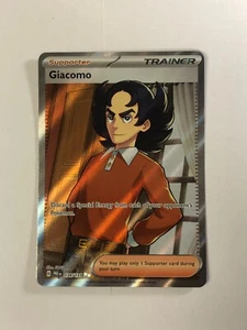 Pokemon Juego de Cartas Coleccionables Evoluciones Prismáticas Arte Completo Giacomo 138/131 Casi Como Nuevo - Imagen 1 de 3