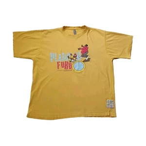 Platinum Fubu T Shirt Mens 2X Yellow Fat Albert The Junkyard Gang Short Sleeve - Picture 1 of 21