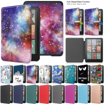 For Amazon Kindle Paperwhite 12th Gen 2024 Case Leather Flip Smart Sleep Cover - Image 1 of 4
