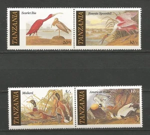 Tanzanie 1986 Y&TN°277/280 4 timbres neufs oiseaux en péril /T4982 - Picture 1 of 1