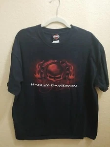 Harley Davidson Las Vegas T-Shirt Black Size XL - Picture 1 of 5