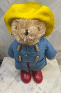 Eden Paddington Bear with Blue Coat, Red Hat, Boots  1981 - Picture 1 of 8