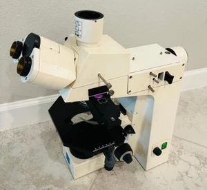 Zeiss Axioplan Fluorescence Microscope With Stage & Trinocular Head - Picture 1 of 10