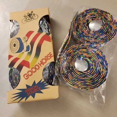 Good Horse handlebar tape 2 sets multicolor padded cork - Image 1 of 4