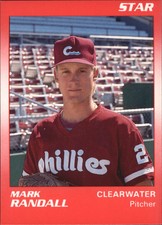 1990 Clearwater Phillies Star #18 Mark Randall