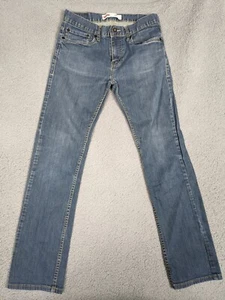 LEVI'S 511 Slim Kid's Jeans Size 18 Reg 29x29 Blue Denim Straight Leg Stretch - Picture 1 of 12