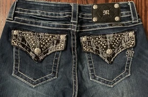 MISS ME Women’s BOOTCUT Denim Pants JEANS Sz 28 - Picture 1 of 4