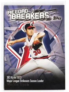 2003 Topps #RB-NR Nolan Ryan Record Breakers (Series One) - Picture 1 of 2