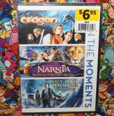 ERAGON THE CHRONICLES OF NARNIA PERCY JACKSON & THE OLYMPIANS 3 DVD SET NEW!! - Image 1 of 3