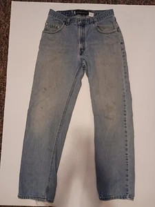 Vintage Levis Silvertab Jeans Mens 33x34 Relaxed Straight Blue Denim Skater USA - Picture 1 of 22