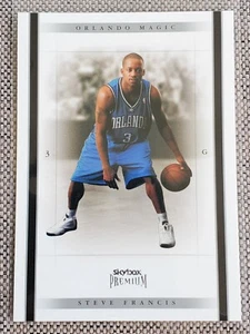 STEVE FRANCIS 2004-05 SkyBox Premium Basketball Card #5 Orlando Magic / Maryland - Picture 1 of 1