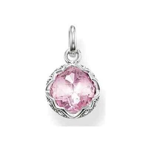 Thomas Sabo Silver Pink CZ Pendant - Picture 1 of 1
