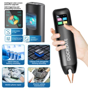 Portable Spot Welder w/ LCD Handheld 18650 Battery Welding Machine Tools +Nickel - Picture 1 of 20