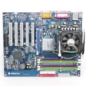 Albatron PX865PE Pro Motherboard & CPU vom Tower Computer ** GETESTET - Bild 1 von 10
