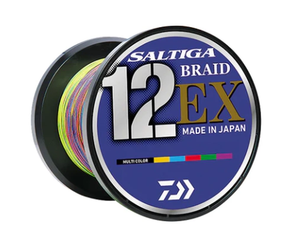 DAIWA SALTIGA X12 BRAIDED LINE MULTI-COLOR ALL SIZES BULK SPOOLS - Image 1 of 1