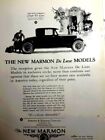 Advertisement: the New Marmon De Luxe Models "Its a Great Automobile"