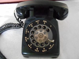 SCHÖNES SCHWARZES VINTAGE TELEFON - Bild 1 von 7