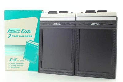 [MINT w/ Box] Fidelity Elite 4x5 Large Format Cut Film Holder From JAPAN - Image 1 of 4