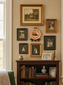 Vintage Handpainted Pierced Plate Signed Black Hills Clay Mt. Rushmore - Picture 1 of 5