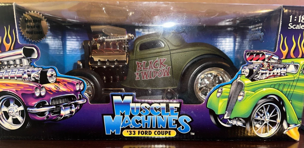 ミニカー MUSCLE MACHINES'33 FORD COUPE 1/18 Muscle Machines Ford 1:18 Scale Diecast Cars, Trucks & Vans for