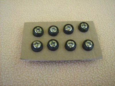 8x Rackschraube M6 siber + Käfigmutter + Unterlegscheibe f. Rackschiene -gebr. - Bild 1 von 2