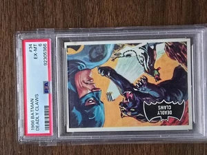 1966 topps batman Black Bat Deadly Claws #34 PSA 6 - Picture 1 of 10