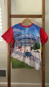 Woohoo! Camicia grande I Got My Drivers Patente Legoland scuola guida giovanile RARA! - Foto 1 di 4