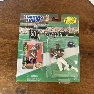 1999 Starting Lineup NFL Vikings HOF WR Randy Moss Rookie Figure & Card Sealed - Bild 1 von 6