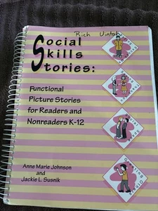 Social Skills Stories Book Special Edition Autism K-12 Non Readers Reproducible - Bild 1 von 9