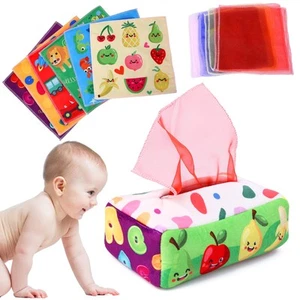 Baby Toys 6 to 12 Months - Tissue Box Toy Montessori for Babies 6-12 Months, ... - Picture 1 of 7