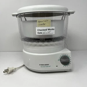 Black & Decker Sabor Scenter Práctico Vaporera Plus Arrocera Vegetales PROBADO - Imagen 1 de 24