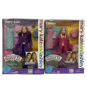 Mary Kate und Ashley Sweet 16 Puppen Set 2001 Mattel #53845 & #53844 - Bild 1 von 6