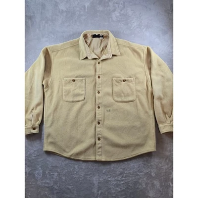 Vintage Patagonia Shirt Jacket Men XXL Fleece Overshirt Maize Made USA 90s - Image 1 of 4