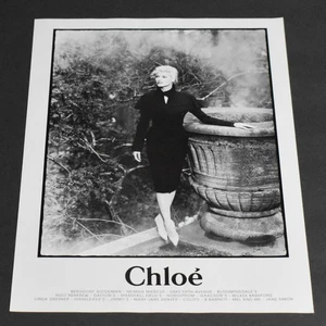Pubblicità Stampa 1995 Sexy Moda Gambe Lunghe Lady Tacchi Bionda Chloe Femminile Smooth Art - Foto 1 di 1