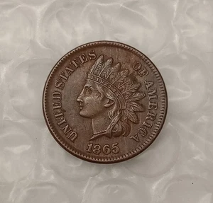USA 1 Cent~ Indian Head Cent 1865~* AU - Picture 1 of 6