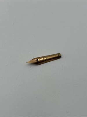 Caneta-tinteiro vintage nova na caixa ~ Ouro 14K - Ponta fina coração - Imagem 1 de 2