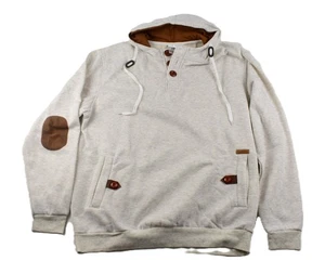 YUKAICHEN SUDADERA CON CAPUCHA POLAR PARA HOMBRE CON BOTONES TALLA XL NUEVA SIN ETIQUETAS - Imagen 1 de 13